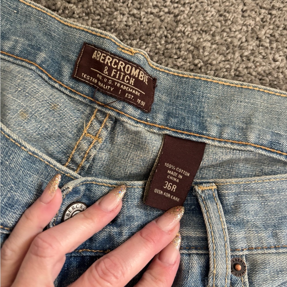 Abercrombie & Fitch High Rise Blue Jeans